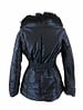 Milan Ferronetti Dames winterjas met Bontkraag Blauw Mode 1