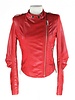 Dames imitatieleren jas Toxik3 rood