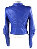 Dames imitatieleren jas Toxik3 blauw