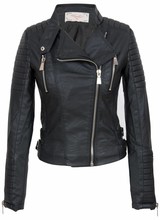 Dames Imitatie leren jas M