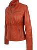 Leather City Dames leren jasje orange