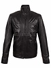 Leather City Heren leren jas zwart comf.