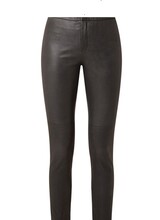 Leather City Dames echt leren broek stretch
