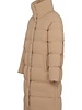 Dames winterjas half lang beige