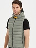 Bodywarmer Bodywarmer heren groen met capuchon