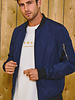 Heren Bomberjack cobalt blauw