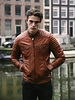 Leather City Leren bikerjack heren R bruin