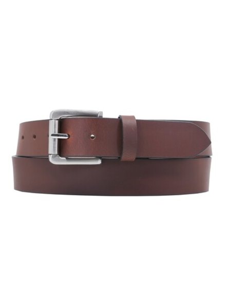 Leather City Lederen heren riem licht bruin