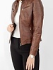 Leather City Leren jas dames Cognac
