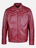 Leather City Leren jas heren rood