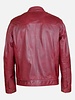 Leather City Leren jas heren rood