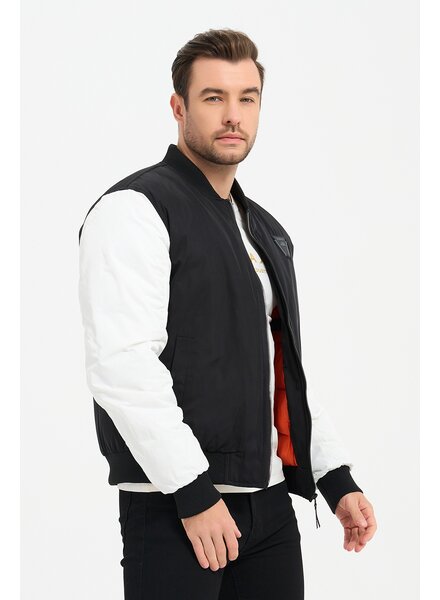 Baseball Jacket heren zwart