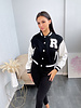 baseball jacket dames zwart