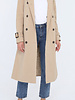 Attentif   Trenchcoat dames beige met bandje