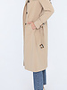 Attentif   Trenchcoat dames beige met bandje