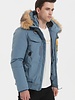 Heren winterjas kort blauw