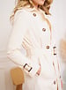 Attentif   Trenchcoat dames gebroken wit