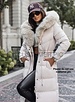 Winterjas dames lang beige
