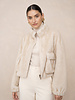 Attentif   Bontjas dames kort beige.