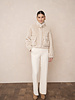 Attentif   Bontjas dames kort beige.