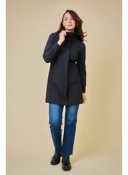 Outdoor softsheel jas dames zwart