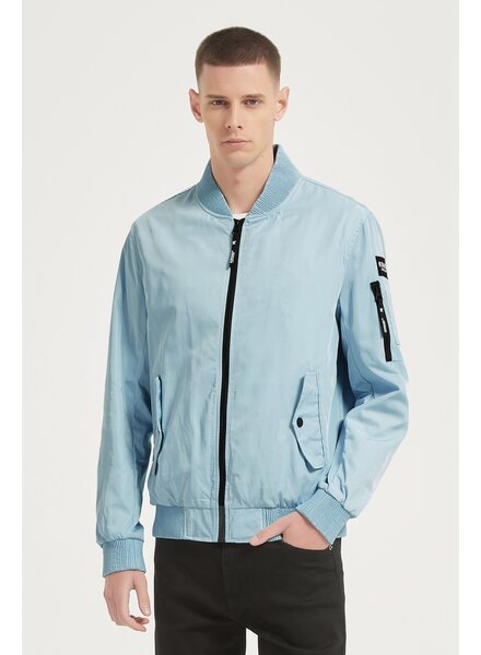 Bomberjack heren licht blauw