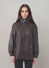 Leather City Leren jas dames zwart Iden