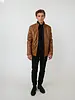 Leather City Leren jas heren winter tobacco