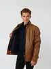 Leather City Leren jas heren winter tobacco