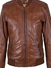 Leather City Heren leren jas CRO brandy