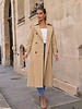 Trenchcoat dames extra lang beige