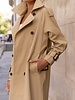Trenchcoat dames extra lang beige