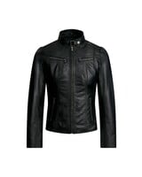 AIM Leren jasje dames zwart