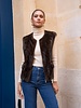 Attentif Bodywarmer dames donker bruin