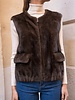 Attentif Bodywarmer dames donker bruin