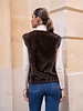 Attentif Bodywarmer dames donker bruin