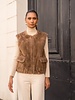 Attentif Bodywarmer dames donker camel