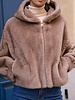 Attentif bontjas dames kort camel