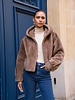 Attentif bontjas dames kort camel