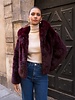 Attentif Bontjas dames kort bordeaux
