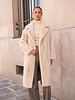 Attentif Bontjas dames lang beige