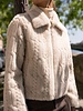 Attentif   Bontjas dames kort beige