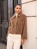 Attentif Bontjas dames kort camel