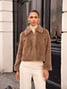Attentif Bontjas dames kort camel