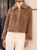 Attentif Bontjas dames kort camel