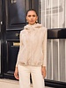 Attentif   Bont bodywarmer dames beige