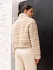 Attentif Bontjas dames kort beige