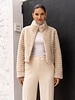 Attentif Bontjas dames kort beige