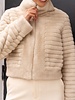 Attentif Bontjas dames kort beige