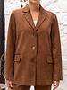 Attentif Dames imitatie Suede leren blazer
